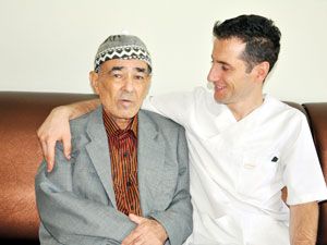 Huzur evinde hayata gülümsedi