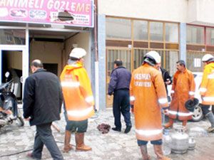 Gözleme salonunda tüp patladı: 2 yaralı
