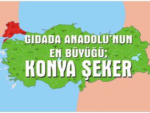 Şeker, sektörünün en büyüğü