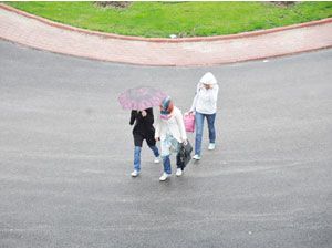 Sertavul’a karla karışık yağmur yağdı