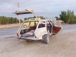 Akşehir’deki kazada 1 kişi yaralandı