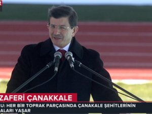 Başbakan Davutoğlu Çanakkale'de konuştu