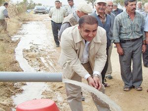 Sarıvadi Köyü içme suyuna kavuştu