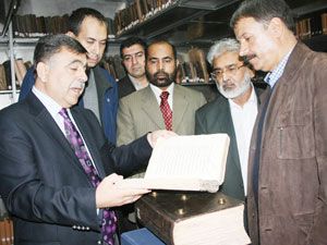 Milli Kütüphane Başkanları Konya'ya geldi
