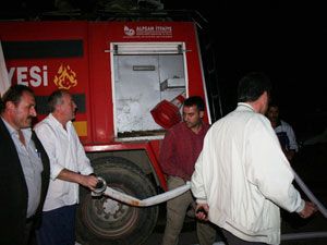 Alevli ve gergin gece