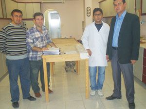 Toprak analizi için hizmet veriyorlar