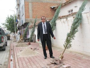 Çumra’da ağaçlandırma çalışması sürüyor