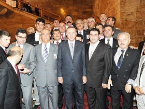 Belde belediyelerden Başbakan’a ziyaret