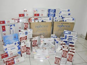 Seydişehir'de kaçak sigara ele geçirildi