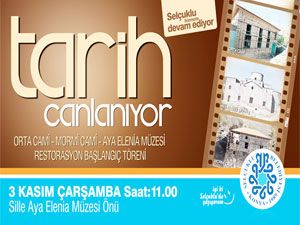 Sille’de bulunan 2 cami restore ediliyor