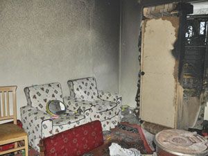 Seydişehir'de ev yangını korkuttu