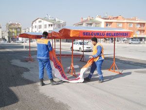 Selçuklu, bayram hazırlıklarını tamamladı