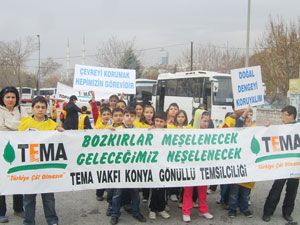 Toprak için yürüdüler