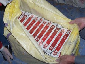 30 bin paket kaçak sigara ele geçirildi
