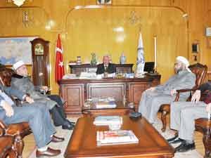 Musullu öğretim üyelerinden Müftü Özbuğday'a ziyaret