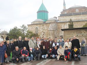 Görme engellilerin Mevlana ziyareti