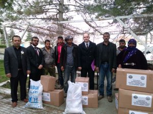 Tuzlukçu'da Suriyeli işçilere yardım eli
