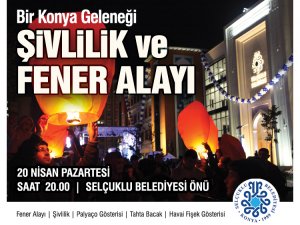 Selçuklu'da "Fener alayı" etkinliği