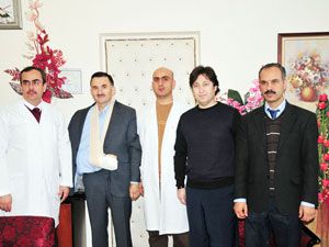 Başkan taşçı taburcu oldu