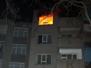 Konya'da İşhanında Korkutan Yangın