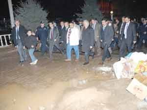 Bakan Yıldırım, Bozkır’da incelemelerde bulundu