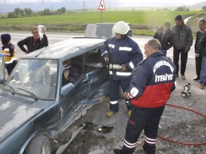 Seydişehirde Trafik Kazası: 3 Yaralı