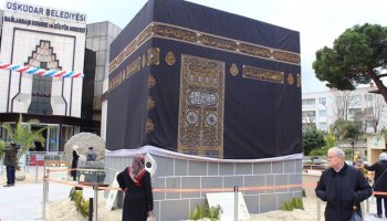 Üsküdar'daki Kabe Maketi Kaldırıldı