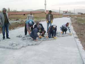 İmeceyle köylerini güzelleştirdiler