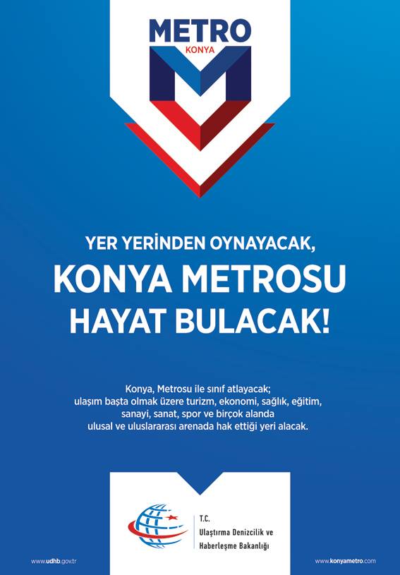 Konya'ya metro geliyor!