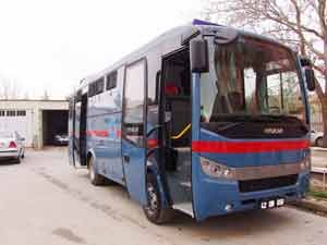 Akşehir cezaevine yeni nakil aracı