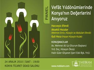 Manevi mimarlar panelle anılacak