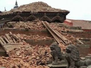 İşte Nepal'deki deprem anı