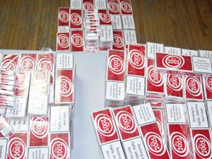 228 KARTON KAÇAK SİGARA İLE YAKALANDI