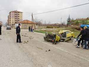 Ereğli'de trafik kazası: 1 yaralı