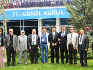 KTB üyeleri hizmet şeref belgesi aldı