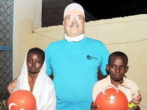 Konya’dan Sudanlı yetimlere yardım eli