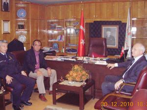Hüseyin Namal’dan Çumra Belediye Başkanı’na ziyaret