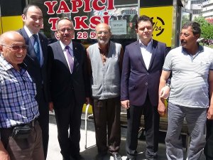 Kalaycı’dan taksici esnafına ziyaret