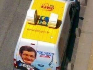 AKP, PTT Aracını Seçim Arabası Yaptı