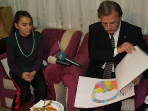 Küçük Esmanur'a süpriz ziyaret
