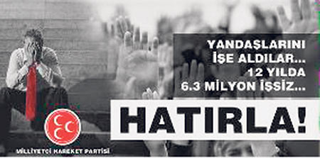 AKP'li belediyeler MHP'nin bu afişlerinin peşinde
