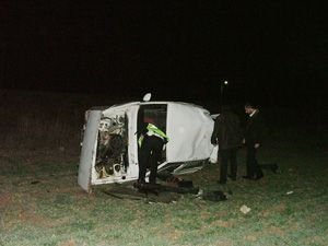 Kulu'da otomobil takla attı: 5 yaralı