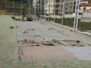 Huğlu Yeni Halı Sahasına Kavuşuyor