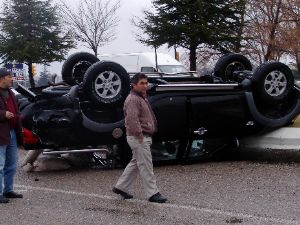 Akşehir'de trafik kazası: 1 yaralı