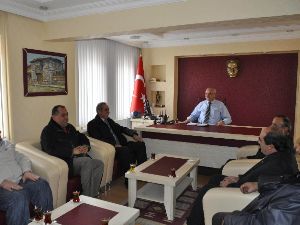 MHP Seydişehir ilçe yönetiminden Çat'a ziyaret