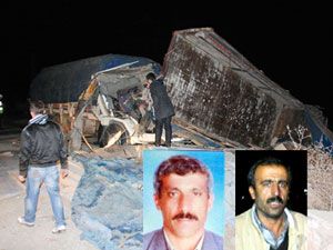 Kardeşinin kamyonuna çarpan ağabey öldü
