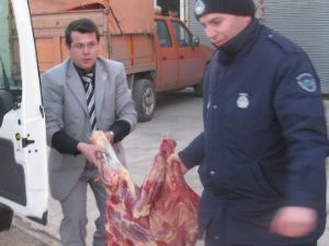 Karatay'da kaçak ete geçit yok