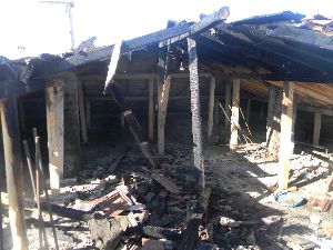 İtfaiyesi olmayan belediyede yangın