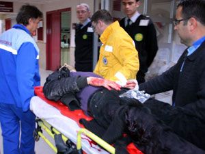 Kan kaybından ölüyordu