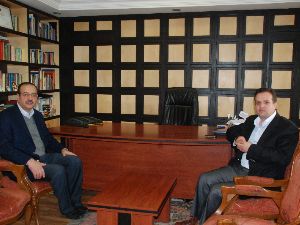 Tahir Büyükhelvacıgil’den Mustafa Arslan’a tebrik